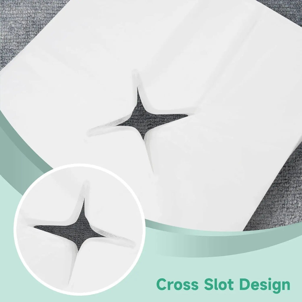 100/200 PCS Disposable Face Cradle Covers Face Cradle Covers Soft Massage Bed Sheet Spa Chairs Lash Beds Beauty Salons Oasis Select