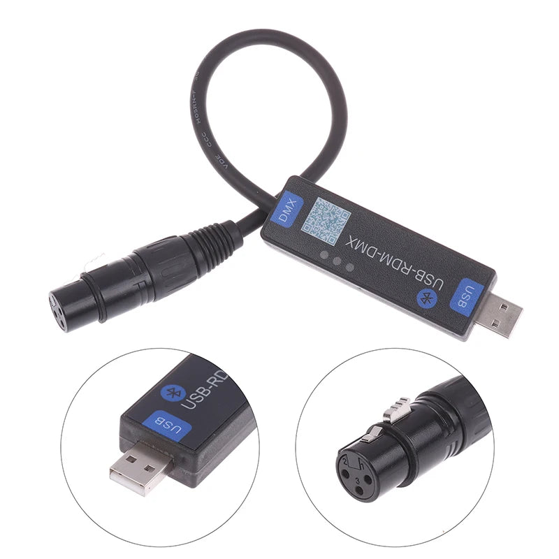 USB-RMD-DMX Wireless Bluetooth DMX Controller Mobile App Stage Light Dialer Tool For Android Devices Only Oasis Select
