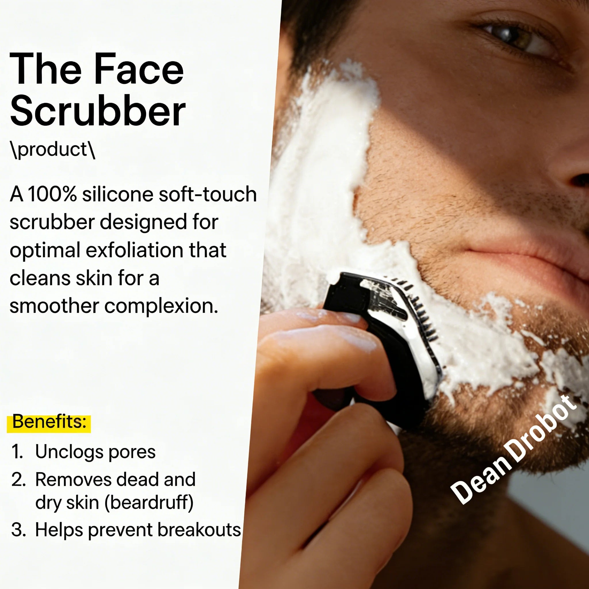 Soft Silicone Facial Cleansing Brush – Gentle Makeup Remover