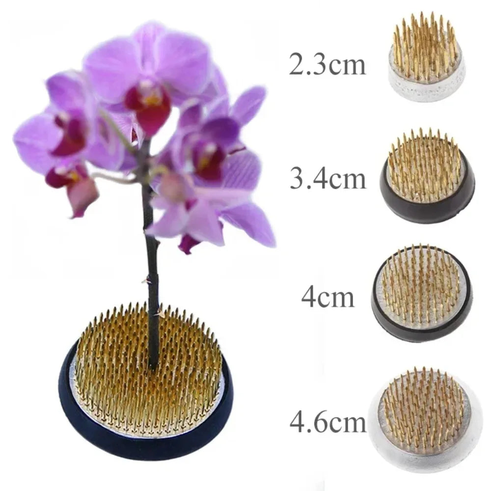 4 Sizes Ikebana Holder Pin Flowers Floral Decor Flowers Arrangement Insert Base Pin Art Fixed Ishizaki Kenzans Pin Art Decor Oasis Select