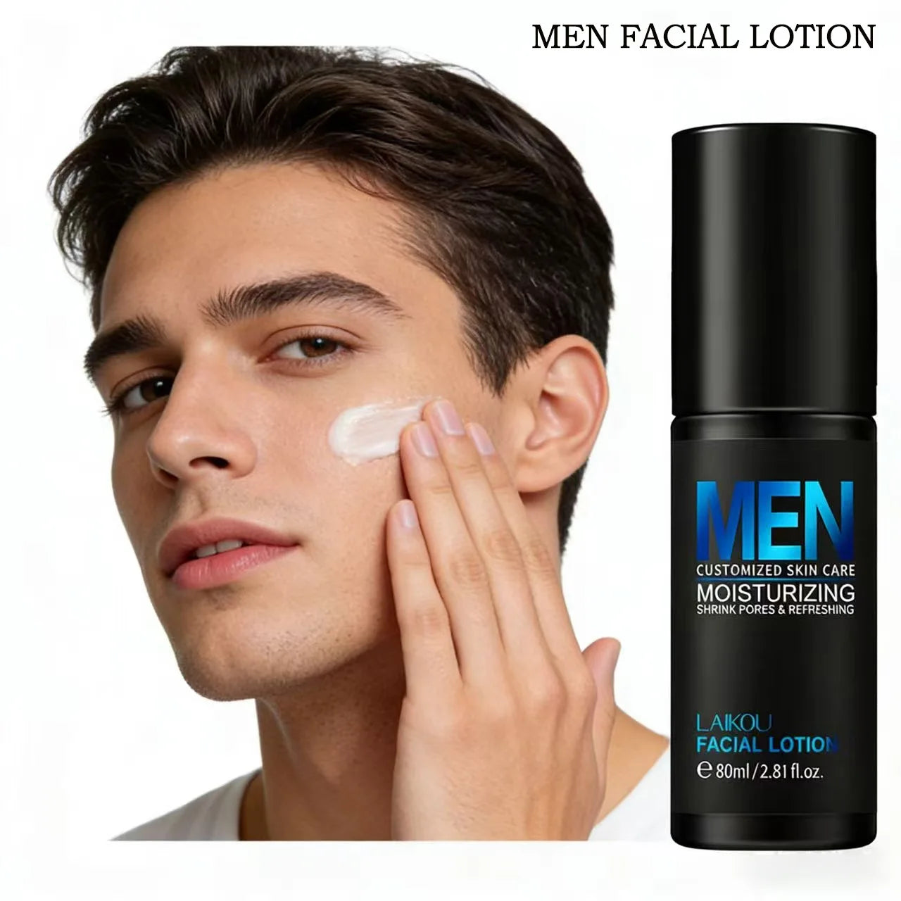 LAIKOU Men's Face Moisturizer Lotion Moisturizing & Repairing Autumn & Winter Special Care Facial Skin Care for Men Oasis Select