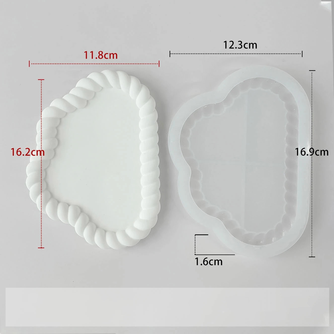 Bubble Tray Silicone Mold – Resin, Plaster & Coaster DIY Casting