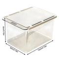 Transparent Bathroom Cotton Stick Makeup Cotton Bathroom Pull-Out Storage Drawer Style Storage Box Under The Mirror Cabinet Oasis Select 1pc