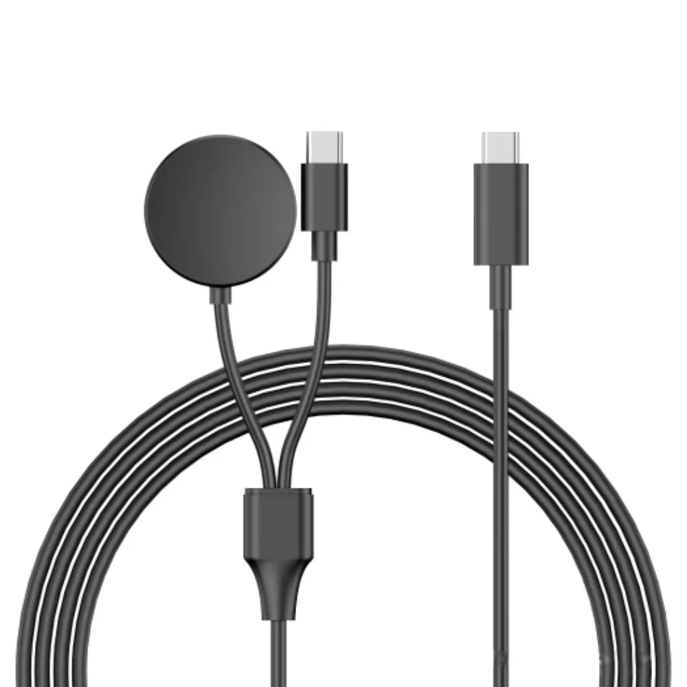 2-in-1 USB-C Charger for Samsung Galaxy Watch 7/6/5 Pro Smartwatch Charging Cable Oasis Select