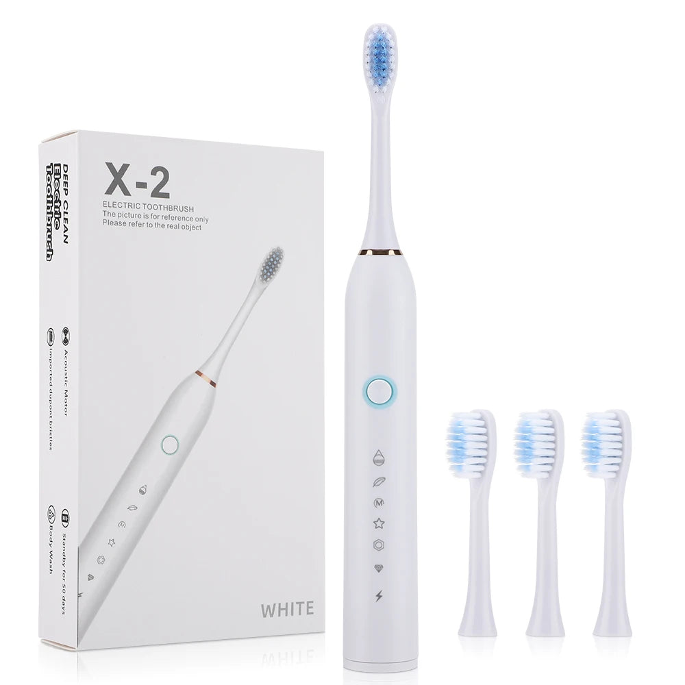 Hailicare Sonic Electric Toothbrush | 6 Modes, 4 Heads, IPX67
