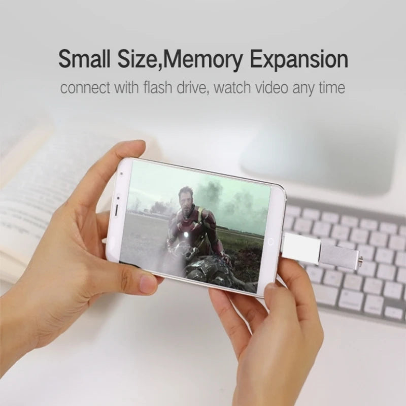 USB-C to USB-A 3.0 OTG Adapter – Aluminum for MacBook & iPad