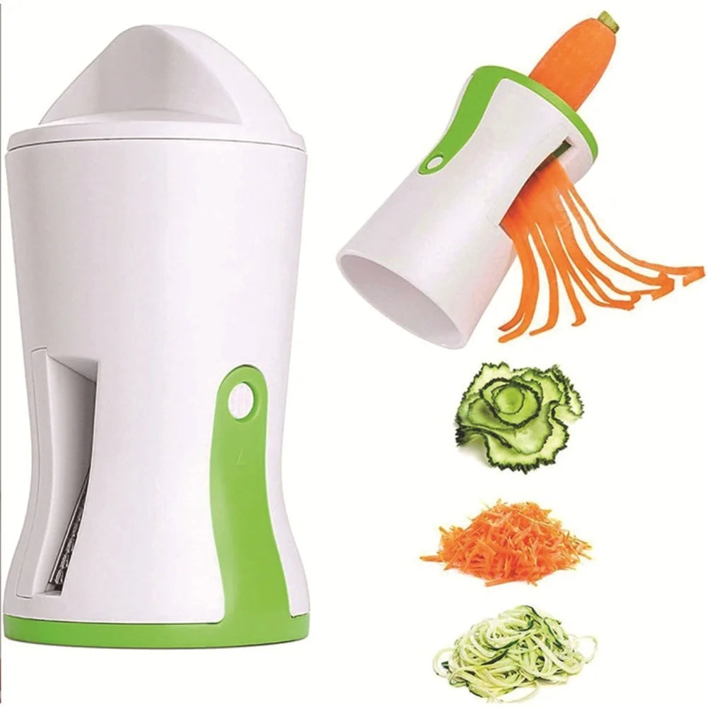 Vegetable Spiralizer Multi-Functional Vegetable Spiral Slicer Cutter Zucchini Shredder Grater Kitchen Gadgets Oasis Select 1pc