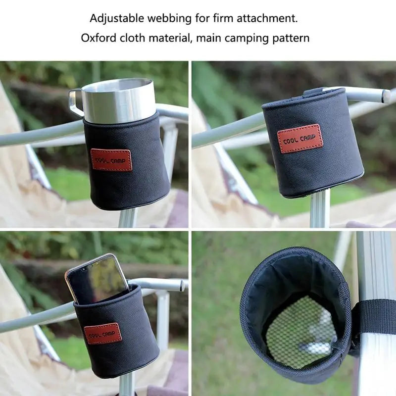 Bike Cup Holder Oxford Cloth Water Bottle Holder for Bike Scratch-resistant Water Bottle Holder Outdoor Camping Cup Set for Bike Oasis Select
