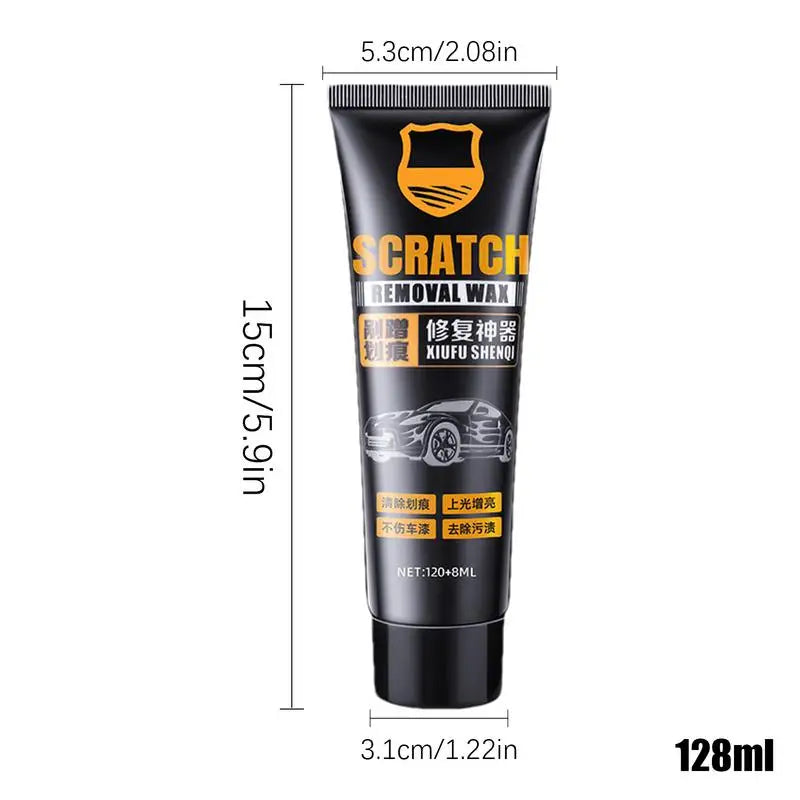 Car Scratch Removal Wax 128ml Car Paint Scratch Removal Wax With Sponge auto Scratch Remove Marks Reconditioning Repair Cream Oasis Select