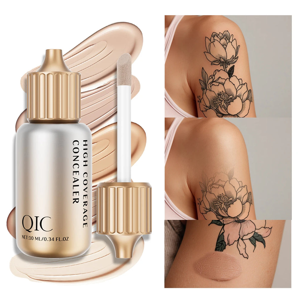 QIC Liquid Concealer – Full Coverage, Matte & Waterproof