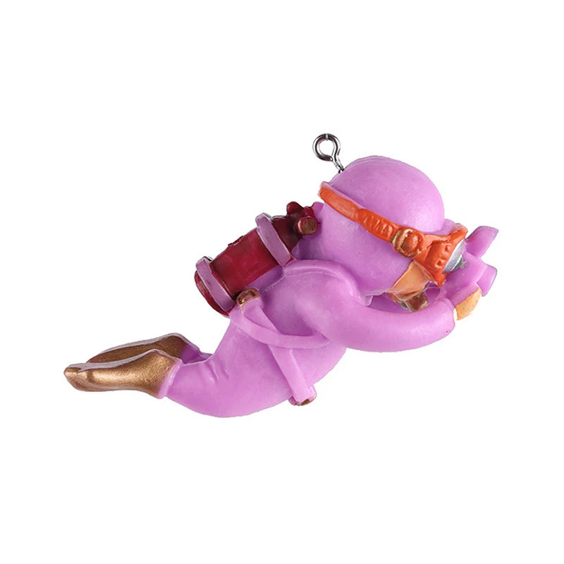 Kawaii Resin Mini Diver Frogman Fish Tank Floating Ornament