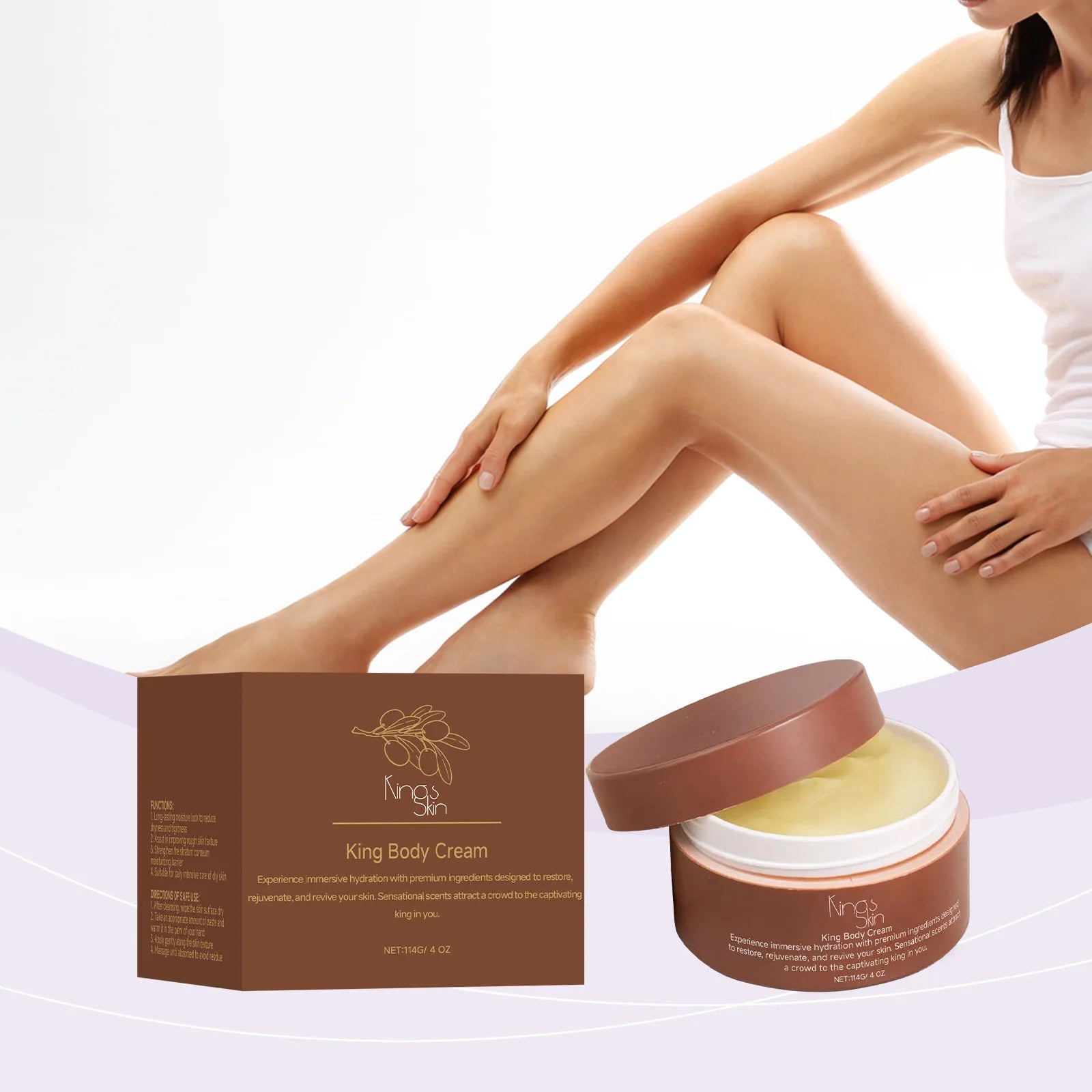 Shea Butter Body Cream – Moisturizing, Lifting & Brightening Body Butter Cream Oasis Select
