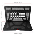 UTV Rear Engine Bed Cover Compatible With Polaris RZR XP 1000 / RZR XP Turbo 2014-2023 Vented Engine Cover Oasis Select one size Black