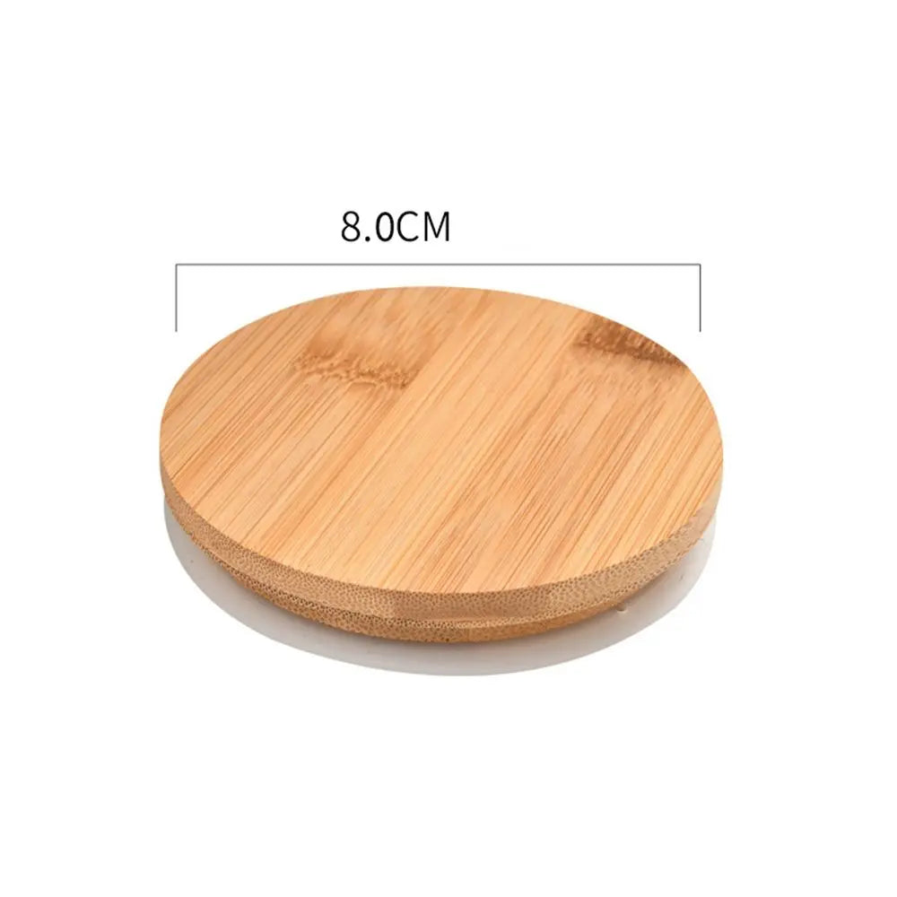 Bamboo Wood Cup Lid with Silicone Ring | Tea Set Cover Bamboo Cup Lid Oasis Select C 9cm