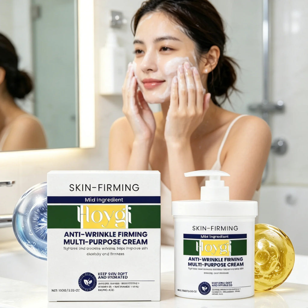 Hoygi Firming Facial Cream Reduce Fine Lines Long Lasting Moisturizing Skin Rejuvenation Gentle Formula Anti Wrinkle Cream 100g Oasis Select