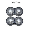 2pcs Electric Shaver Replacement Head Compatible with DOCOLAB Electrical Rotary Shaver Magnetic suction Washable RS006 Oasis Select 2pcs