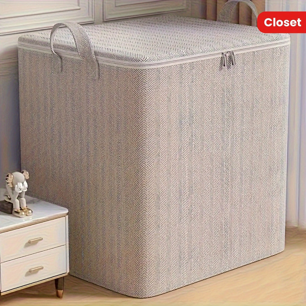 Extra Large Storage Box with Lid Modern Space Saving Design Durable for Clothes Bedding Home Organization Wardrobe Moving Oasis Select