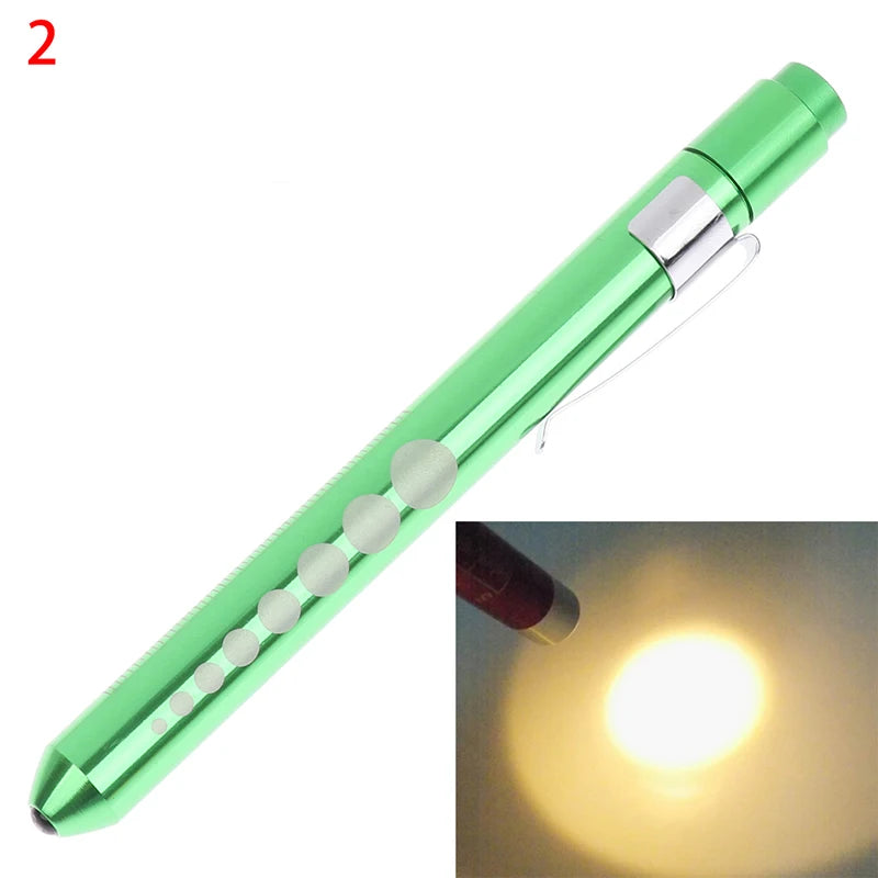 Oral Xamination Pen Light, Pen Flashlight, Pupil Examination Pen Light, Medical Pen Light With Pupil Gauge And Ruler Oasis Select MR-13