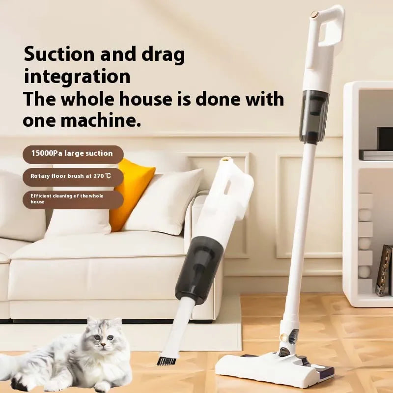 Wireless vertical handheld vacuum cleaner, 7000Pa strong suction, car/household vacuum cleaner, portable cleaner. Oasis Select