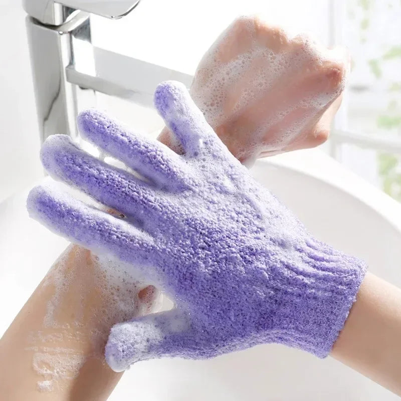 1pcs Bath for Peeling Exfoliating Mitt Glove Scrub Gloves Resistance Wash Skin Moisturizing SPA Foam Body Massage Sponge Oasis Select
