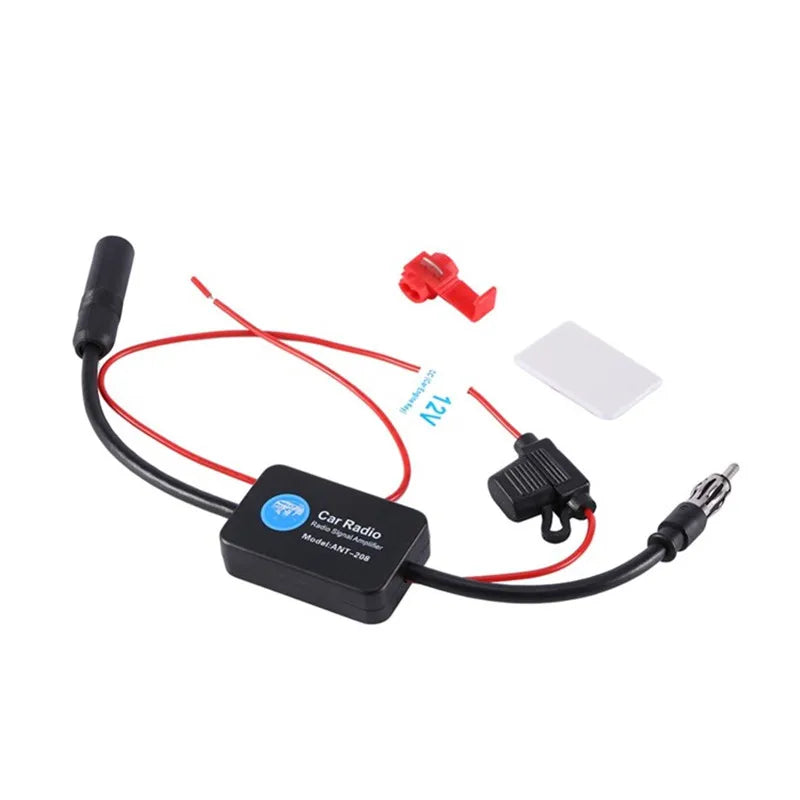 Cheyoule ANT208 12V Active Car Radio Antenna FM Amplifier - Vehicle Active Antenna for Improved Radio Reception Oasis Select
