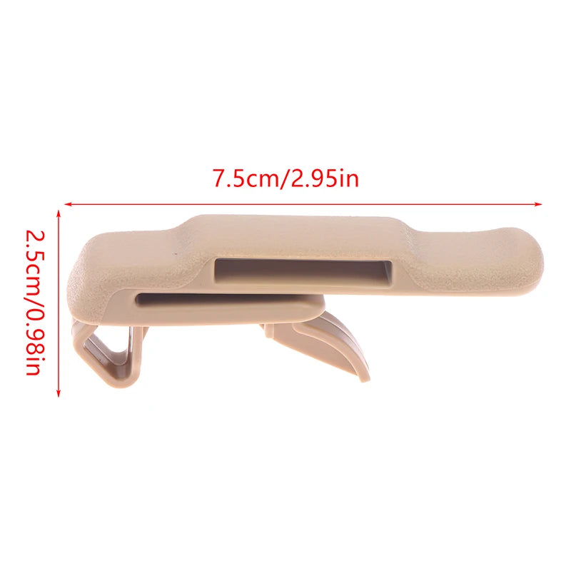 1Pc Rear Seat Belt Fixing Buckle Clip Seat Belt Clip Buckle For 73371-58010 Plastic Belt Holder Car Accessories Oasis Select
