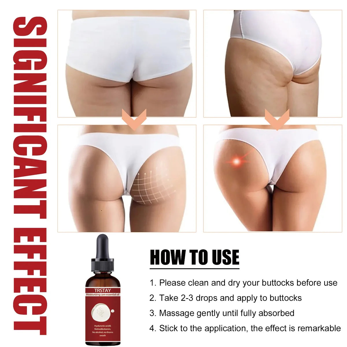 TRSTAY Hip & Body Massage Moisturizing Essential Oil