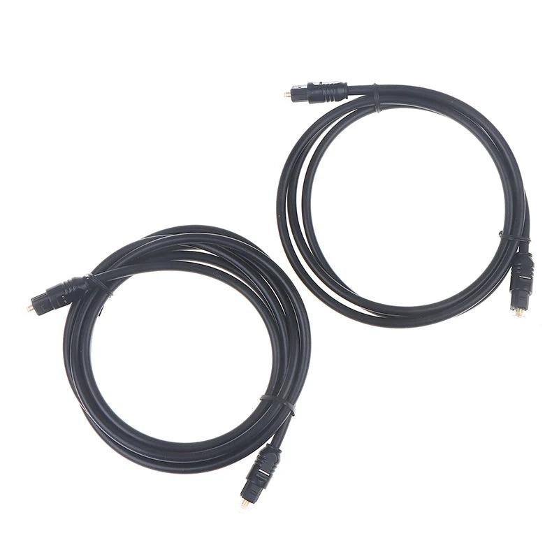 1/2Pcs Digital Audio Output Cable Optical Audio Toslink Cable OD 4.0 Mm 1Meter/2Meter Connection Power Amplifier Cable Oasis Select