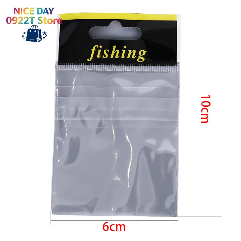 100Pcs Small Fish Hook Bags Fishing Accessories Bag Fishing Bag For Fishing Shop@#X Oasis Select