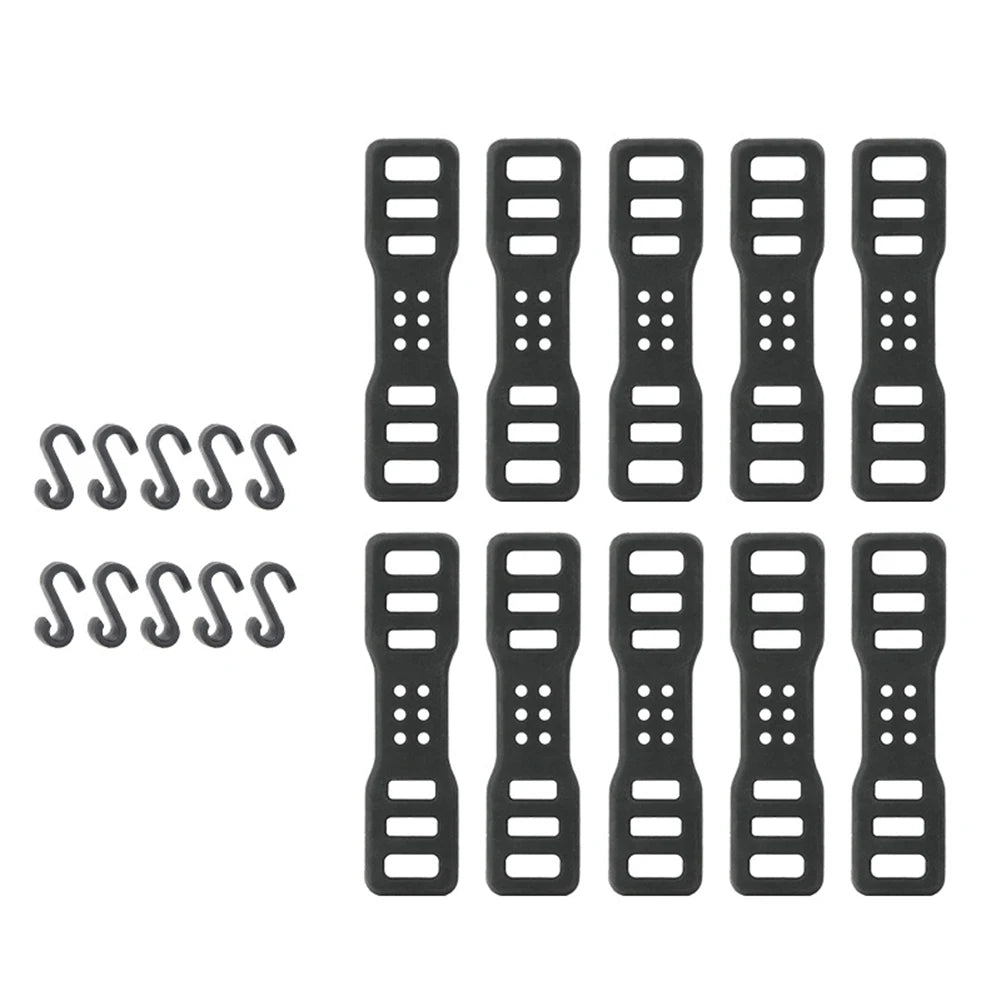 Bike Bicycle Silicone Elastic Strap Bandage Light Lamp Mount Holder 510Pcs Ideal Cycling Accessories for Every Bike Enthusiast Oasis Select E 10pcs
