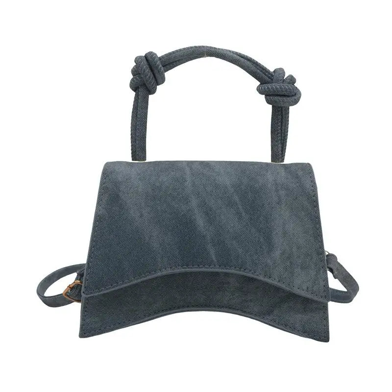 Women's Small Square Crossbody Shoulder Bag – PU Leather