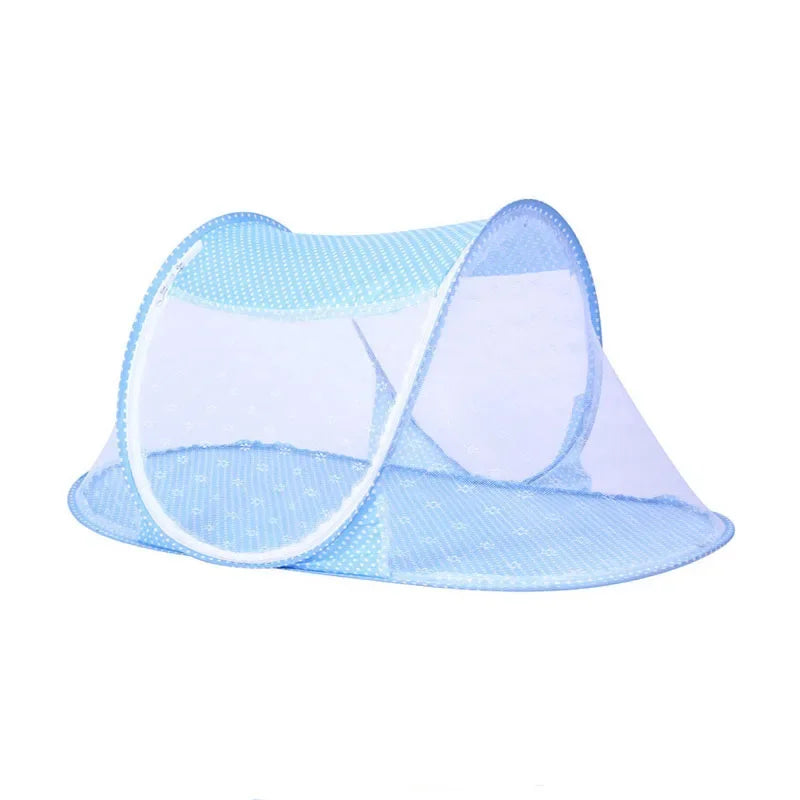 0-3Years Portable Foldable Baby Netting Polyes Newborn Sleep Bed Travel Baby Mosquito Nets Travel Bed Netting Play Tent Children Oasis Select Blue