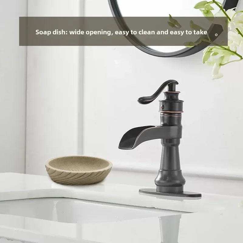 3pcs Natural Stone Bathroom Wash Storage Set Resin Lotion Bottles Toothbrush Cups Soap Dishes Light Luxury Retro Bathroom Set Oasis Select