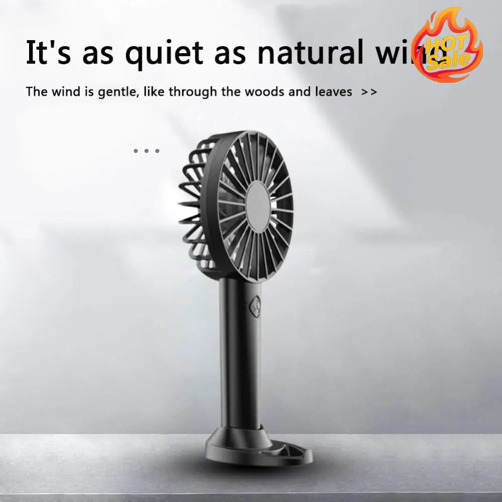 Handheld Fan 3 Speed Mini Portable Hand Fan Mute Small Electric Fan with Phone Stand Pocket Fan for Home Office Travel Dormitory Oasis Select