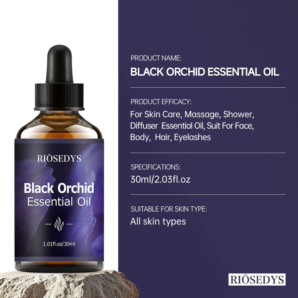 Black Orchid Essential Oil – Massage, Hair & Skin Care