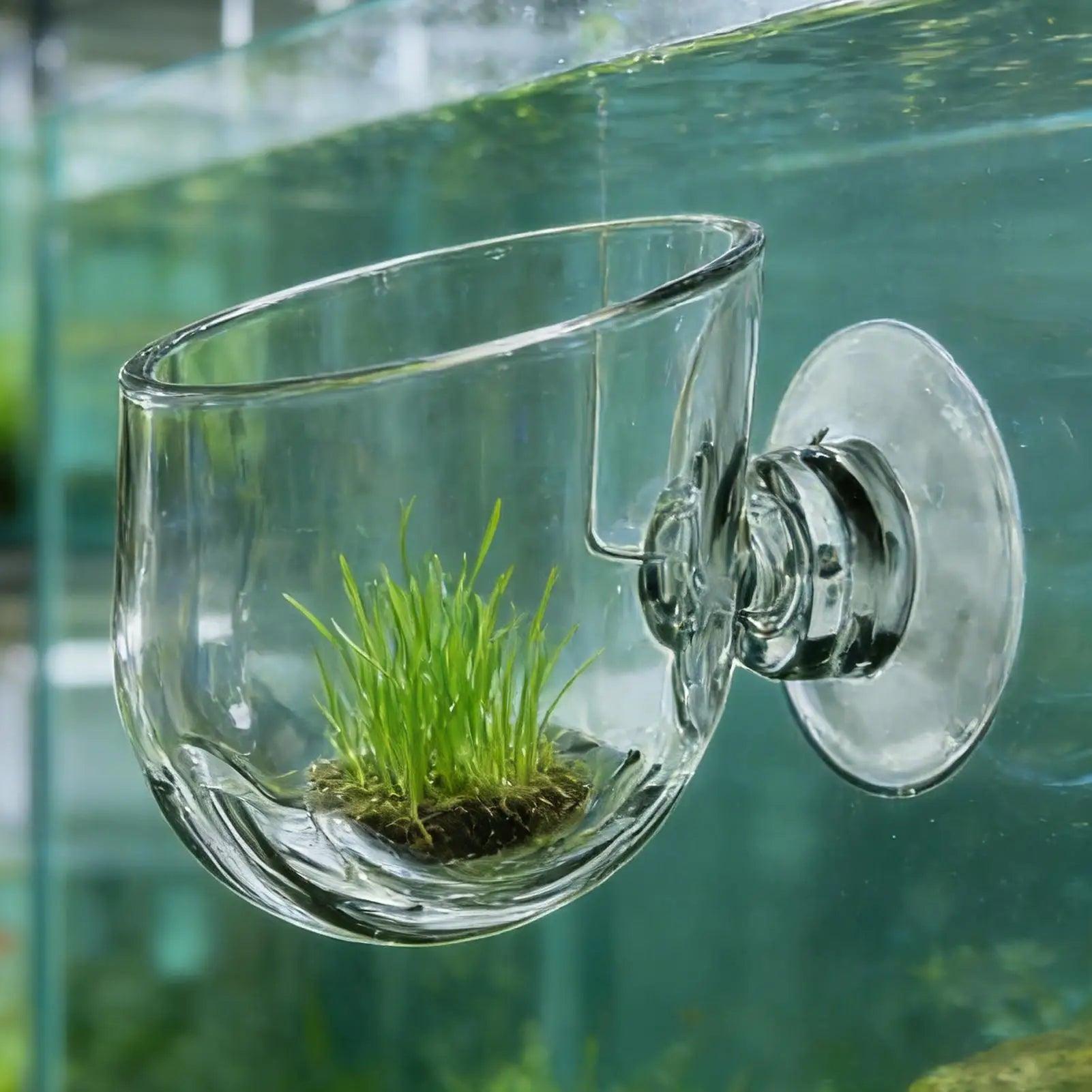 Suction Cup Plant Holder With Suction Cup Clear Acrylic Holder Aquatic Plant Pot for Propagation Hydroponics Cultivation Oasis Select