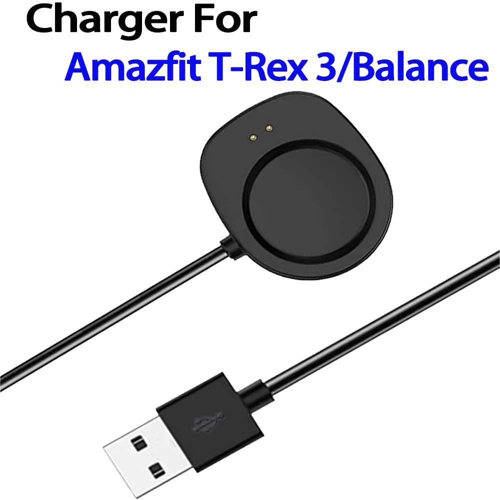 USB Charger Cable for Amazfit T-Rex 3 & Balance Smartwatch Smartwatch Charger Cable Oasis Select