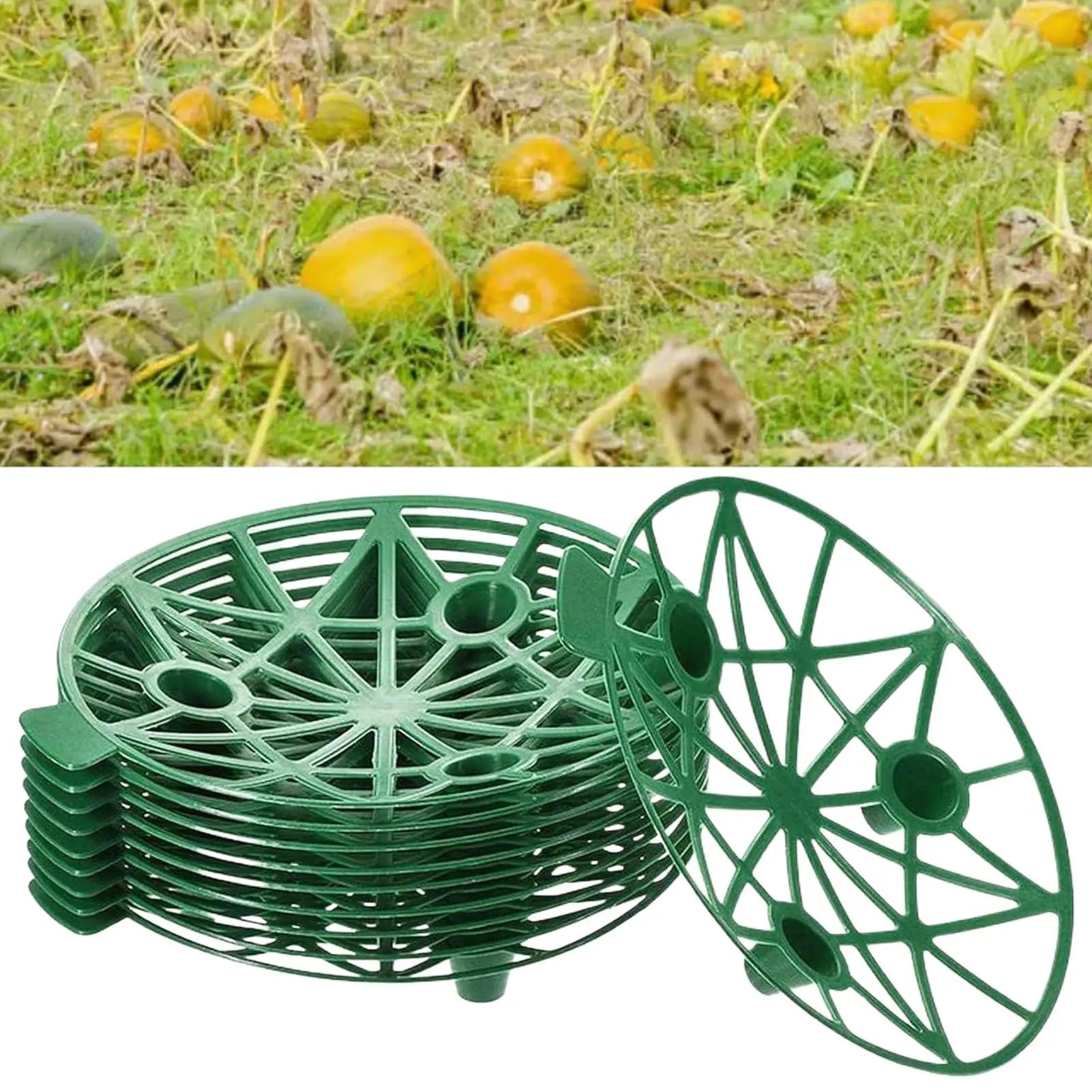 Watermelon Support Stand 10 Pieces Watermelon Harvest Basket for Garden Stackable Plant Growing Holder Rack for Squash Pumpkins Oasis Select