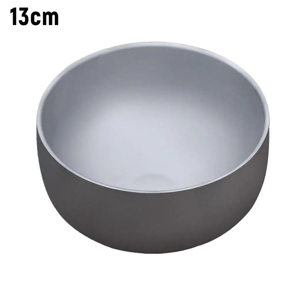 Titanium Camping Bowl Pure Titanium Heat-Resistant Lightweight Durable for Outdoor Camping Travel BBQ Picnic Backpacking Oasis Select 13cm