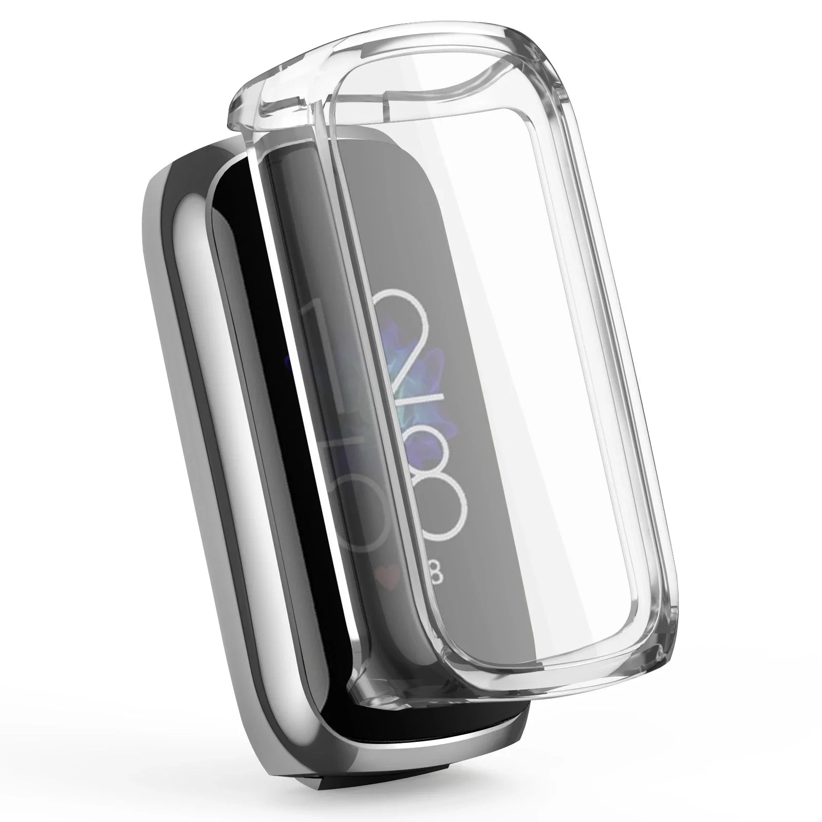 Full Coverage TPU Case for Fitbit Luxe – Bumper Shell Cover Smartwatch Case Oasis Select