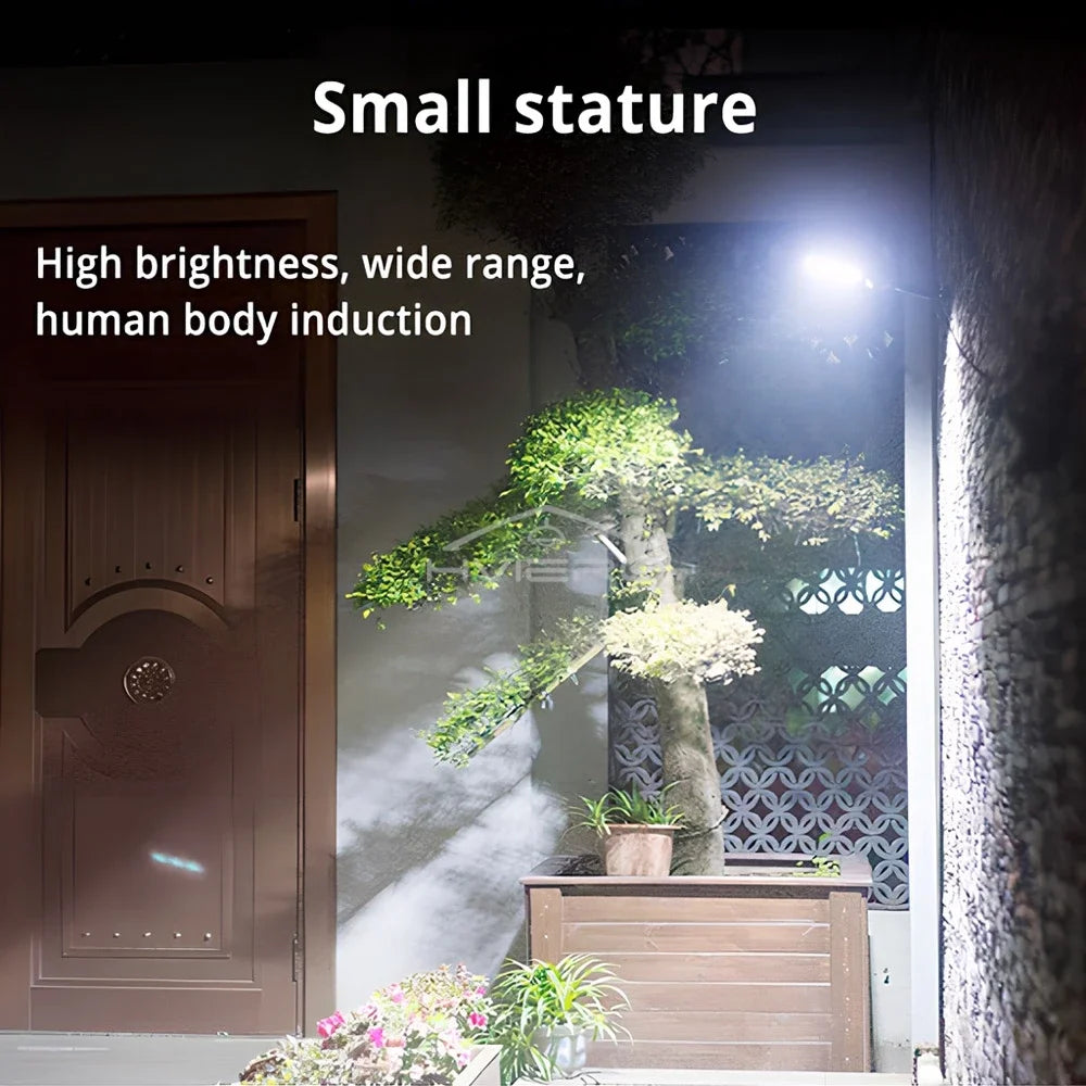 HVIERO 30W Solar Motion Sensor Outdoor Light – IP65 Waterproof