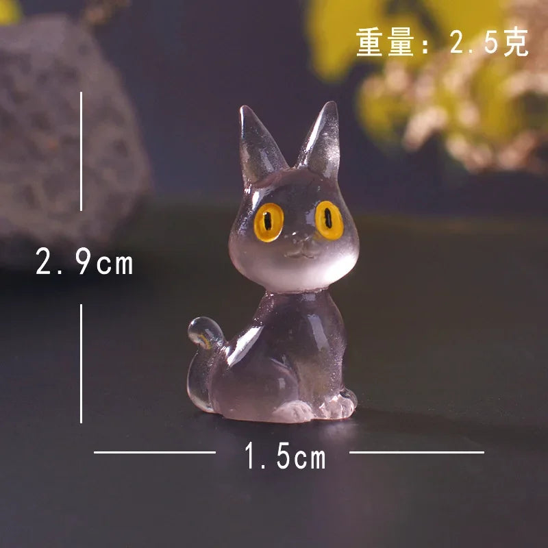 Halloween Miniatures Luminous Garden Figurines Cute Ghost Figurines Glow in The Dark Resin Figures Micro Miniature Statue Outdoo Oasis Select 9