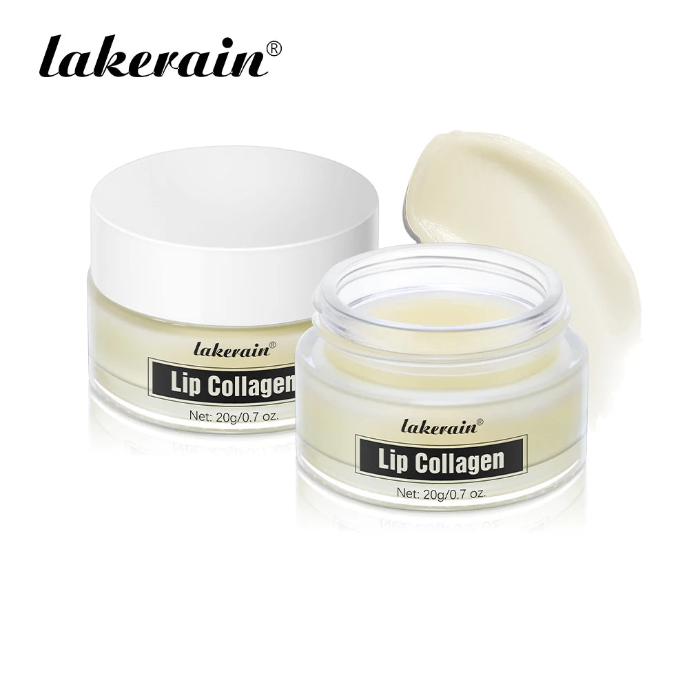 Lip Balm Collagen Lighten Melanin Lip Mask Exfoliating Fade Lip Line Dead Skin Moisturizing Brighten Repair Lip Care Products Oasis Select 2pcs