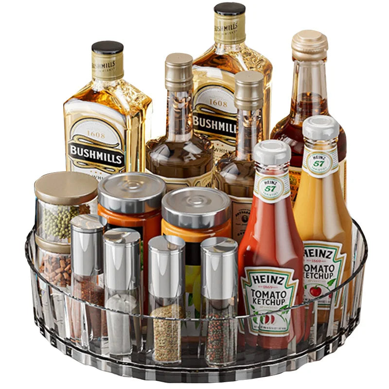 360° Rotating Storage Tray – Kitchen, Bathroom & Countertop