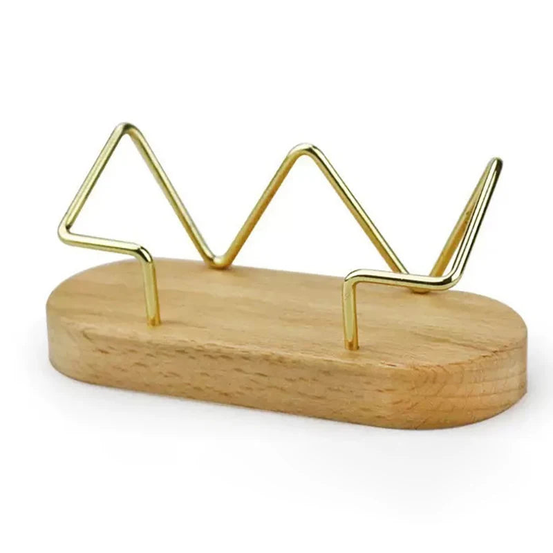 Business Card Holder Organizer Office Desk Display Stand Memo Counter Accessories Tabletop Shelf Home Wooden Card Holder Storage Oasis Select A3