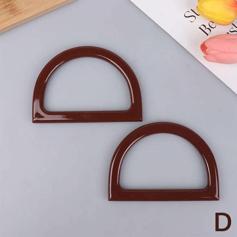 2Pcs D-Shape Bag Handles – DIY Purse & Crochet Bag Handles DIY Bag Handles Oasis Select D