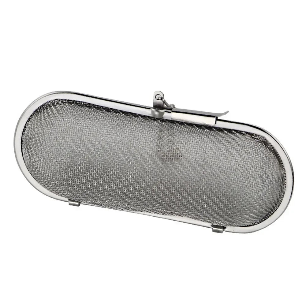 1PC Multipurpose Mesh Strainer for Tea Spices and Soups Easy To Use with Chain for Kitchen and Daily Drinks Stainless Steel Oasis Select 1pcs