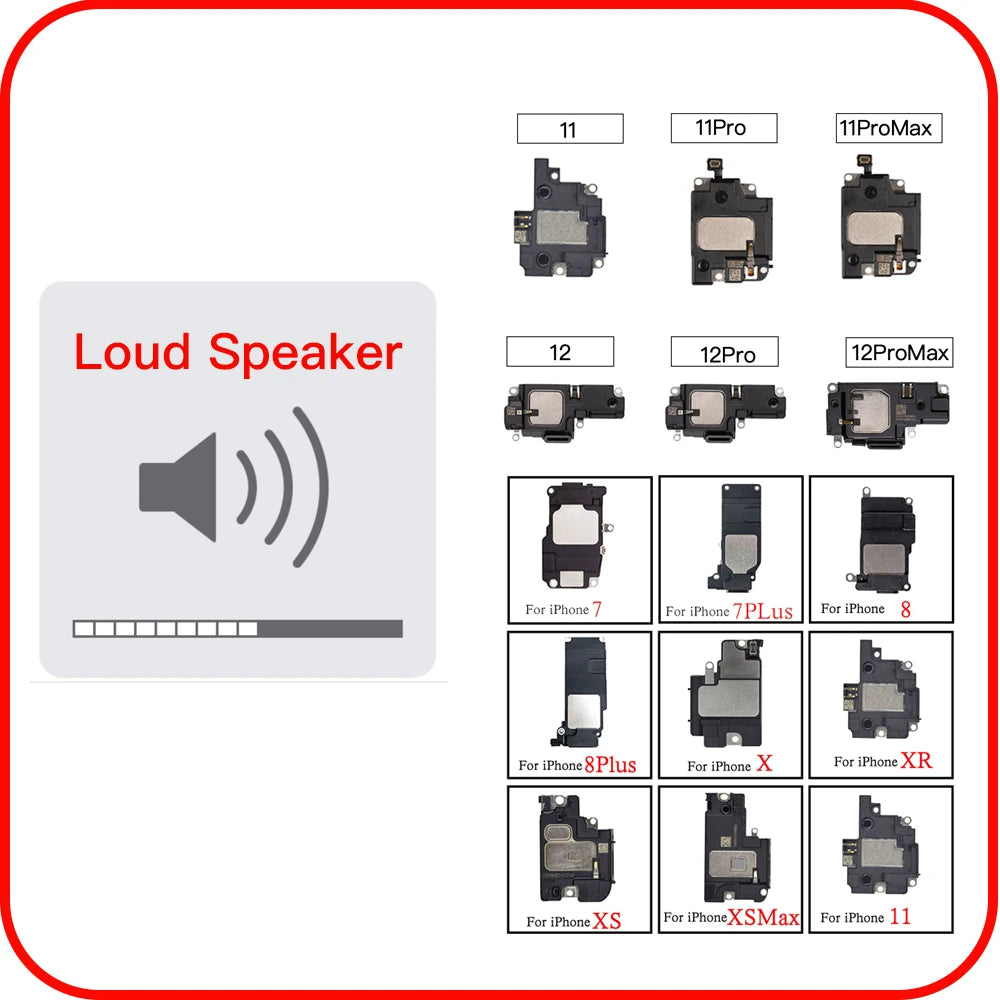 iPhone Loud Speaker Replacement 8 X XR XS 11 12 13 Pro Max