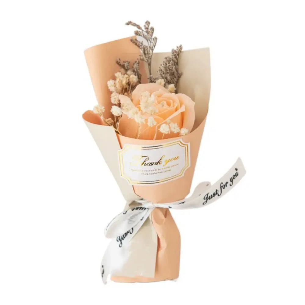 Lifelike Soap Rose Bouquet | Artificial Eternal Roses Gift