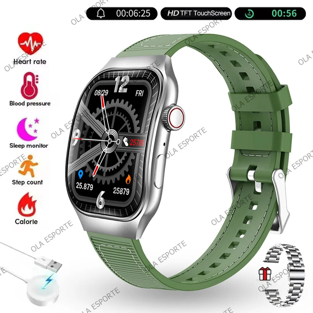 Ola Esporte HW12 Smartwatch – 2.01" HD Bluetooth Call & Fitness